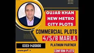 New Metro city Gujar Khan Commercial plots