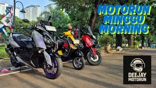 Motoran Bareng Teman Teman | Sunmori | Xmax | Forza | Vespa | Cari Sarapan