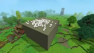 Hytale Experiment: 100 Sheep vs 1 Wolf