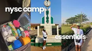 what to pack for NYSC orientation camp | NYSC camp essentials | pack with me