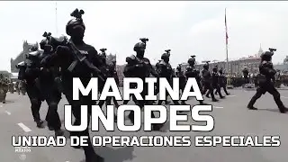 Мексиканский военный парад 2023 года &mdash; Подразделение специальных операций ВМС США UNOPES