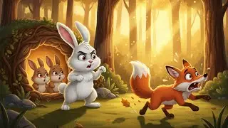 The Brave Mother Rabbit 🐰 vs The Clever Fox 🦊 | A Powerful Moral Story
