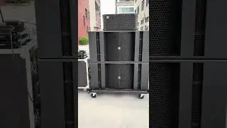 ASC dual 10inch line array and dual 18inch subwoofer sound test