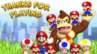 Plus Credits - Mario vs Donkey Kong (sped up + reverb)