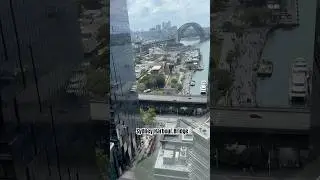 Вид на Сиднейский мост Харбор-Бридж из нашего гостиничного номера #Сидней #Австралия #Путешествия...