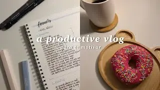 um vlog produtivo para te motivar ☕️