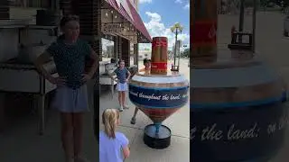A real working wooden toy spinning top
