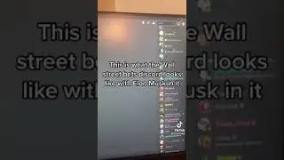 Elon Musk in the Wall Street Discord