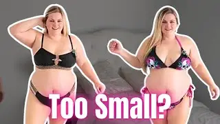 Fat Girl Bikini Try-On: Black Bikini Edition 🖤 Which Black One’s the Hottest?