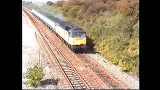 Class 47s on passenger trains 1992
