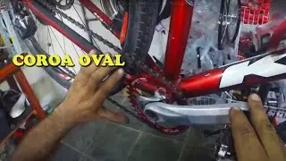 Coroa oval + Cassete 11-50 11v