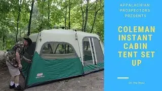 Coleman Instant Cabin Tent Set Up