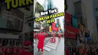 Turkish Parade 2025 🇹🇷 | NYC Streets Come Alive! #turkish #music #nyc