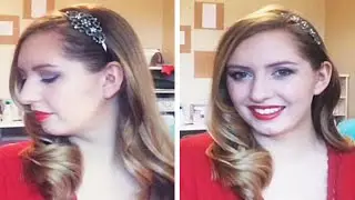 Old Hollywood Holiday | Hair & Makeup | MakeupByKate