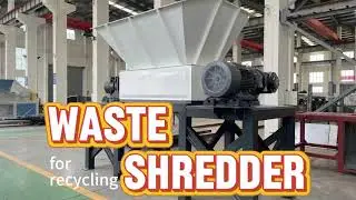 shreddering for waste#wasteshredder #greentechnology #recycling