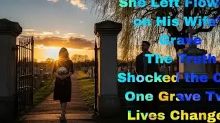 A Poor Woman Left Flowers on a Grave Until the CEO Appeared Emotional Story.