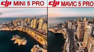 Dji Mini 5 Pro VS Dji Mavic 5 Pro Camera test Comparison 