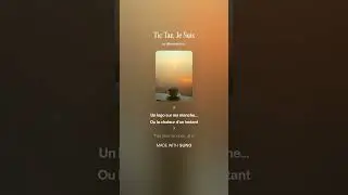 Tic Tac, Je Suis