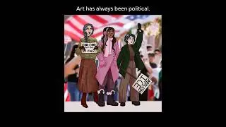 Art has always been a form of protest and that doesn't end with me