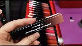 M.A.C || ماك -  NEW LOVE ME LIQUID LIPCOLOUR SWATCHES