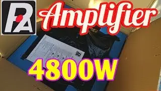 Paudio Amplifier 4800w unboxing || HD60