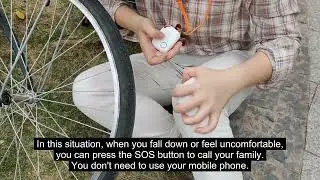 EV-04 personal GPS tracker fall down alarm, waterproof IP67, SOS call alarm