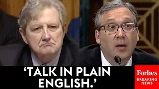 John Kennedy Asks AI Leaders Extremely Blunt Questions About Artificial Intelligence