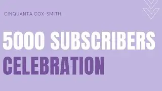 5000 Subscribers Giveaway / Celebration