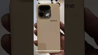 Realme16 Pro+Gold🔥 Unboxing & First Look #shorts #shortsfeed #ytshorts#youtubeshorts #short #viral