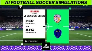 PERTH GLORY vs AUCKLAND FC ⚽ A-League Men 2025/26 Matchday 15 🟩 FC 26 Simulation
