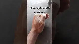 Thumb Strength Workout With Hand Grip:#strenth #workout #handgrip #thumb
