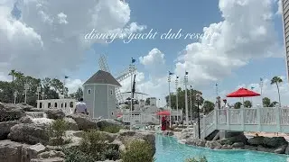 Disney's Yacht Club Resort Staycation! • Room Tour, Stormalong Bay Pool, & Epcot! • July 2025