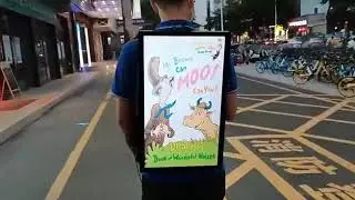 21-inch LCD Video Advertising Backpack,1920 * 1080 Resolution Ratio, Human Walking Digital Billboard