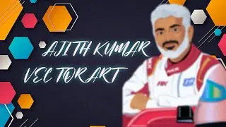Ajith Kumar Vector Art | Good Bad Ugly