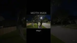 Moth-man vlog 1  #bigfoot  #comedyvlog #vlog #funny #memes #comedyshorts #mothman #cryptids #scary