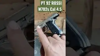 PT 92 blowbeck CO2 KWC Vs REVOLVER ROSSI W702s 4,5 esferas de a&ccedil;o