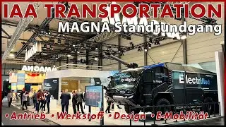 IAA Transportation 2022 - Neuheiten von Magna auf der Nutzfahrzeug Messe Hannover | Technik Design
