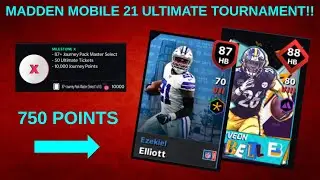 MADDEN MOBILE 21 ULTIMATE TOURNAMENT! REWARDS + DRAFT!