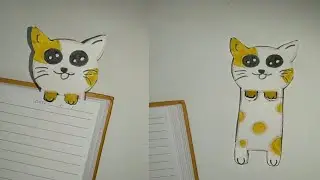 [DIY] Cat Bookmark 📖 Making Tutorial (Part 1)//Find the new art //