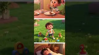Telling Time for Young Kids, Kindergarten, and Preschoolers - Morning Afternoon Night Learning Video