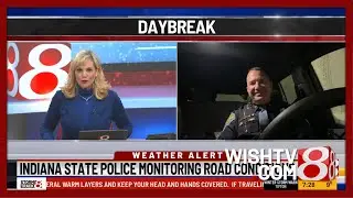 Indiana State Police report 70 crashes amid snowfall