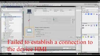 TIA Portal failed to establish a connection to the device HMI - problem solved