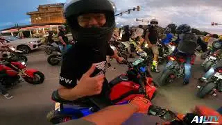 Not even rain could stop this ride out | Grom Ride