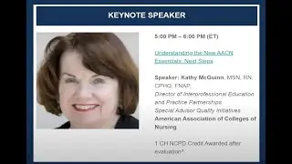 2021 QSEN International Forum: June 1 - Understanding the New AACN Essentials