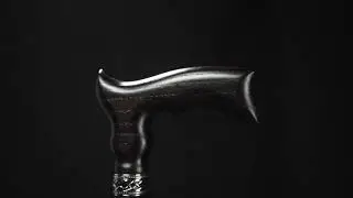 Stylish Wooden Walking Cane for Men and Women - Handmade Men's Derby Oak Cane - 3D Review