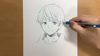 how to draw anime guy step-by-step | Easy to draw cartoon