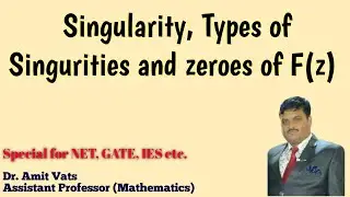 L-42 Singularity and Types of Singularity with Important Examples