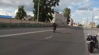 Вилли на Хонда Хорнет 600 Wheelie Honda Hornet
