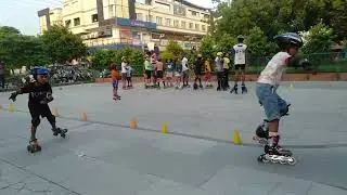 skating race 🏃🏻&zwj;♂️#skatingboy🕺🏻 #skatinglover💕 #skatingtraining #skating 🛼 #skatingtime 🕔