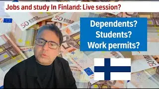 Jobs and study in Finland and Europe: Live session #finland #jobs #workpermit